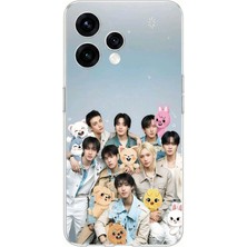 TechTree Oppo  Reno 15 - Reno 15F Uyumlu Tray Kids K-Pop Grubu ve Skzoo Temalı Baskılı Silikon Kılıf