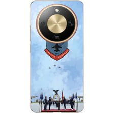 TechTree Honor Magic 8 Lite Uyumlu Türk Hava Kuvvetleri Baskılı Silikon Kılıf