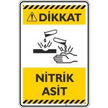 İsg Tabelam 35X50CM/FOSFORLU Kompozit/dikkat!nitrik Asit