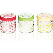 Mini Yuvarlak Saklama Kavanozu Fruit ROYALEKS-SGM07560 Nemere