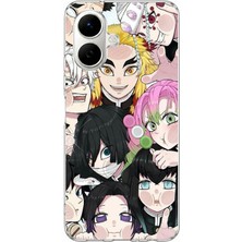 TechTree Tecno Spark Go 2 Uyumlu Demon Slayer Manga Baskılı Silikon Kılıf