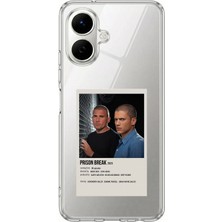 TechTree Infinix Smart 10 Uyumlu Prison Break Tasarımlı Baskılı Silikon Kılıf