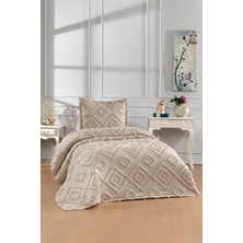 Danteel Home Olive 2 Parça Tek Kişilik Pike Takımı Bej