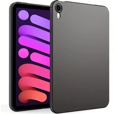 Forzacase iPad Mini (A17 Pro) Tablet ile Uyumlu Silikon Kılıf Siyah - FC155