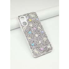 FoxPower Vivo Y16 Kılıf Taşlı Gül Desenli Silikon Kılıf