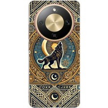 TechTree Honor Magic 8 Lite Uyumlu Yalnız Kurt Göktürk Baskılı Silikon Kılıf