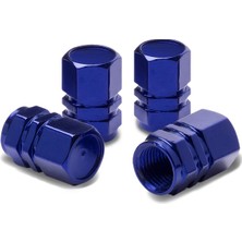 Alüminyum Altıgen Sibop Kapağı 4'lü Mavi Nemere