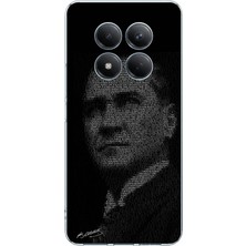 TechTree Redmi Note 15 Pro Plus Uyumlu Gençliğe Hitabe Yazılı Atatürk Silüeti Baskılı Silikon Kılıf