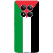 TechTree Redmi Note 15 Pro 4g Uyumlu Filistin Bayrağı Baskılı Silikon Kılıf