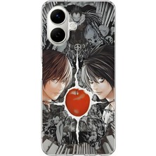 TechTree Tecno Spark Go 2 Uyumlu Death Note Kapak Tasarımlı Baskılı Silikon Kılıf