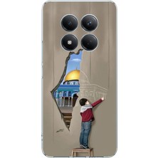 TechTree Redmi Note 15 Pro 4g Uyumlu Mescid-I Aksa Duvar Baskılı Silikon Kılıf