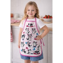 Lief Home 3-5 Yaş Çocuk Mutfak Önlüğü 35X50 cm – Su Geçirmez, Leke Tutmaz, Pamuk Polyester Karışımlı