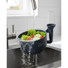 Store Mania Ieg™ Modern Tasarımlı Sebze Yıkama Kabı Süzgeçli Pratik Mutfak Aparatı