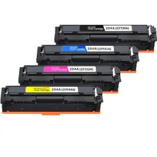 Hp 205A - CF530A Çipli Muadil Toner Seti  4 Renk Hp Color Laserjet Pro Mfp M181 / Mfp M181FW Yazıcı Uyumlu