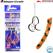Major Craft Rb Slim Curly Tai Rubber Iğneli Yedek Kuyruk #11 Golden Orange (2 Adet)
