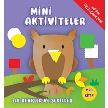 Novytech Mini Aktiviteler - Ilk Renkler ve Şekiller (Mor Kitap)