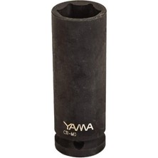 Yama YAHLU1219 1/2’’ 19MM Crmo Uzun Metrik Lokma