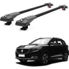 Cross Oto Aksesuarları MG ZS 2021–2024 için Ara Atkı Tavan Barı , Araca Özel , Kilitlenebilir Araç Üstü Ekipman Taşıma Barı (2 Adet)