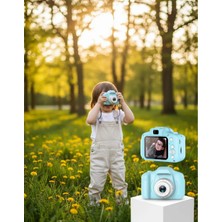 Adat Mavi Şarjlı Mini Kamera Hd Video Fotoğraf Çekimli Genişletilebilir Hafızalı