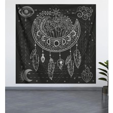 Alamodecor Ay Dream Catcher Duvar Örtüsü (100X100, 140X140) / Duvar Halısı