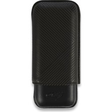 Davidoff Leaf Deri Puro Kılıfı Robusto Siyah 2li 56 Ring