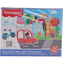Aymir Ticaret 3127 Fisher Price Manyetik Tablet Şehir Tamamlama