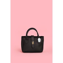 Westbag Kilitli Fermuarlı Kadın Suni Deri Dokulu Küçük Boy El ve Omuz Çantası