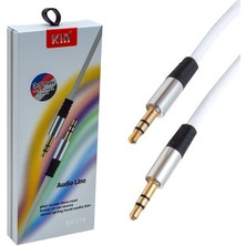 Epilons PM-3779 Beyaz 3.5 mm Erkek/erkek 115 cm Stereo Aux Kablo