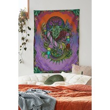 Alamodecor Kral Inek Model Duvar Örtüsü