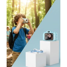 Teknodayım Mavi Mini Hd Video Kamera Fotoğraf Çekimli Şarj Edilebilir Bataryalı Dijital Kayıt Cihazı