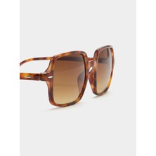 Parfois Kare Çerçeveli Güneş Gözlüğü Koyu Kahverengi