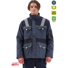 Frekans İş Güvenliği Safesawa Tork Softshell Kalın -15 Derece Unisex Kaban 2526