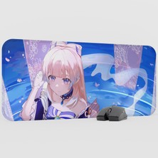 mousepad bastir Kokomi Genshin Impact Anime Oyuncu V3 - 70X30 Xl Gaming Mouse Pad Fare Altlığı