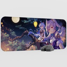 mousepad bastir Keqing Genshin Impact Anime Oyuncu V4 - 70X30 Xl Gaming Mouse Pad Fare Altlığı