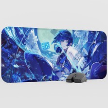 mousepad bastir Yelan Genshin Impact Anime Oyuncu V2 - 70X30 Xl Gaming Mouse Pad Fare Altlığı