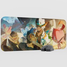 mousepad bastir Ifa Genshin Impact Anime Oyuncu V1 - 70X30 Xl Gaming Mouse Pad Fare Altlığı