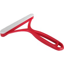 Indispensablely Silikon Çift Taraflı Tiftik ve Tüy Toplayıcı 12.5 Cm*14 cm Kırmızı