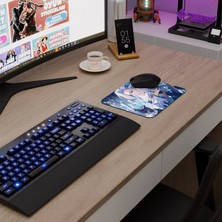 mousepad bastir Neuvillette Genshin Impact Anime Oyuncu V3 - 22X18 Gaming Mouse Pad Fare Altlığı