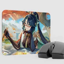 mousepad bastir Xianyun Genshin Impact Anime Oyuncu V5 - 22X18 Gaming Mouse Pad Fare Altlığı