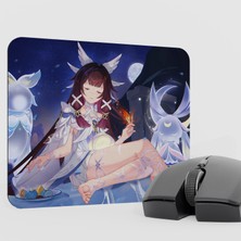 mousepad bastir Columbina (Damselette) Genshin Impact Anime Oyuncu V2 - 22X18 Gaming Mouse Pad Fare Altlığı