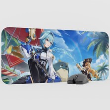 mousepad bastir Eula Genshin Impact Anime Oyuncu V3 - 70X30 Xl Gaming Mouse Pad Fare Altlığı
