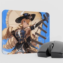 mousepad bastir Navia Genshin Impact Anime Oyuncu V3 - 22X18 Gaming Mouse Pad Fare Altlığı