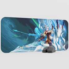 mousepad bastir Shenhe Genshin Impact Anime Oyuncu V4 - 70X30 Xl Gaming Mouse Pad Fare Altlığı