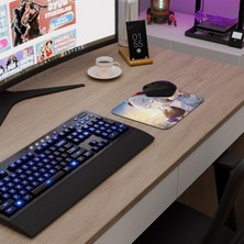 mousepad bastir Ganyu Genshin Impact Anime Oyuncu V3 - 22X18 Gaming Mouse Pad Fare Altlığı