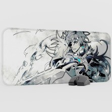 mousepad bastir Kaeya Genshin Impact Anime Oyuncu V1 - 70X30 Xl Gaming Mouse Pad Fare Altlığı