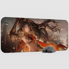 mousepad bastir Dehya Genshin Impact Anime Oyuncu V5 - 70X30 Xl Gaming Mouse Pad Fare Altlığı