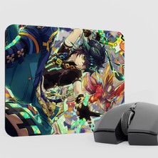 mousepad bastir Kinich Genshin Impact Anime Oyuncu V4 - 22X18 Gaming Mouse Pad Fare Altlığı