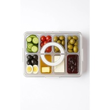 Merdem 8'li Solo Kahvaltılık Seti, Çerezlik Seti, Sızdırmaz Saklama Kabı