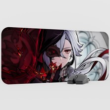 mousepad bastir Arlecchino Genshin Impact Anime Oyuncu V1 - 70X30 Xl Gaming Mouse Pad Fare Altlığı