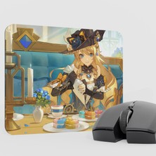 mousepad bastir Navia Genshin Impact Anime Oyuncu V2 - 22X18 Gaming Mouse Pad Fare Altlığı